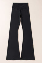 Load image into Gallery viewer, Black V Shape High Waist Flared Leggings

