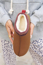 Load image into Gallery viewer, Chestnut Contrast Print Suede Plush Lined Snow Boots
