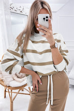 Load image into Gallery viewer, Light French Beige Drop Shoulder Pullover and Jogger Pants Set

