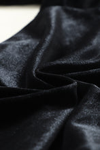 Load image into Gallery viewer, Black Solid Velvet Jogger Pants
