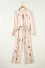 Load image into Gallery viewer, Jet Stream GINGERBREAD BAKERY Christmas Print 2pcs Lounge Set
