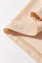 Load image into Gallery viewer, Khaki Thanksgiving Bowknot Turkey Graphic Crewneck Tee
