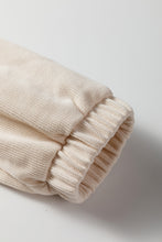 Load image into Gallery viewer, Jet Stream Solid Color Textured Knit Drop Shoulder Pullover Drawstring Shorts Set
