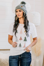 Load image into Gallery viewer, White Christmas Tree Graphic Tee
